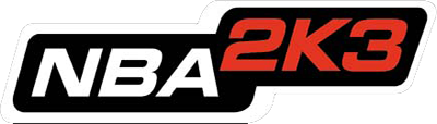 NBA 2K3 title screen for Playstation 2